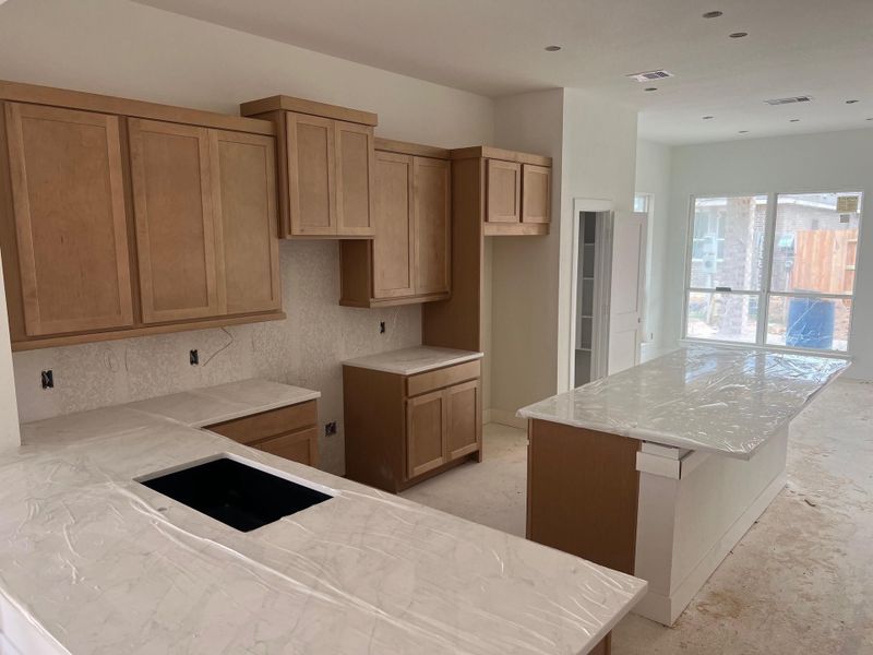 In-progress construction of a new home in Wood Leaf Reserve, Tomball, TX (Image 14).