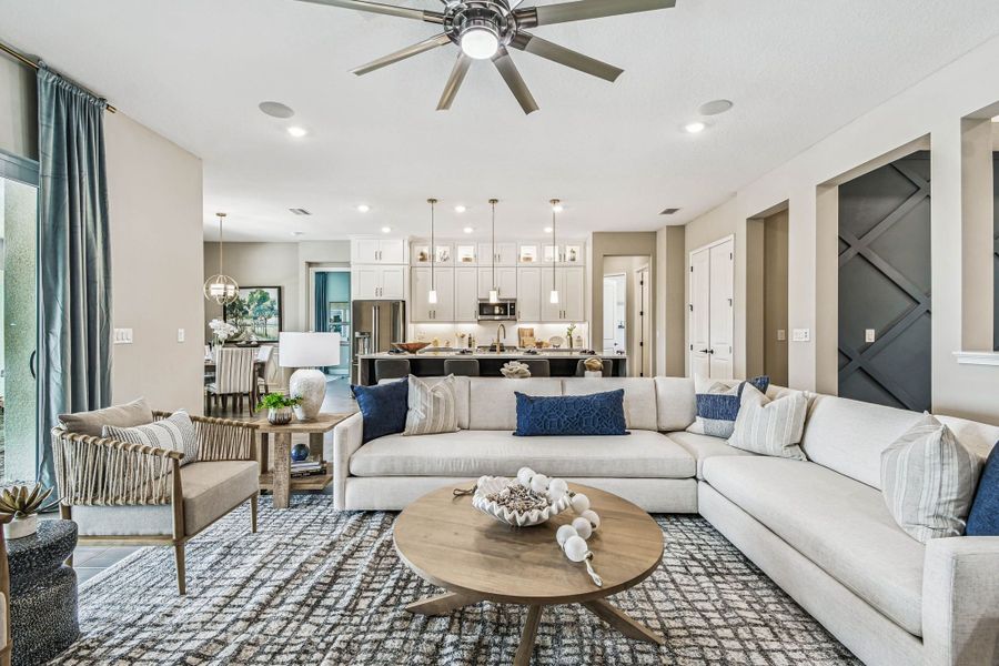 Representative furnished interior of a home built from the Joyce by William Ryan Homes in River Preserve Estates, Parrish (Image 52). Representative furnished interior of a home built from the Joyce by William Ryan Homes in River Preserve Estates, Parrish (Image 52).