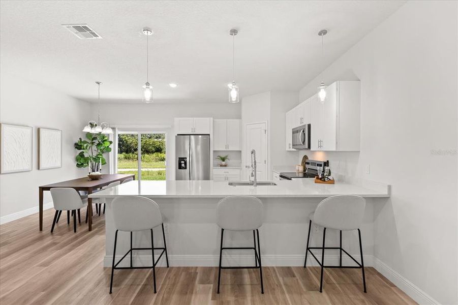 Furnished interior view inside a new home in , Ocala (Image 6).