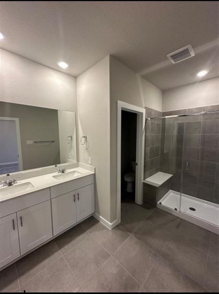 Furnished interior view inside a new home in McClendon Park Village, Houston (Image 7).