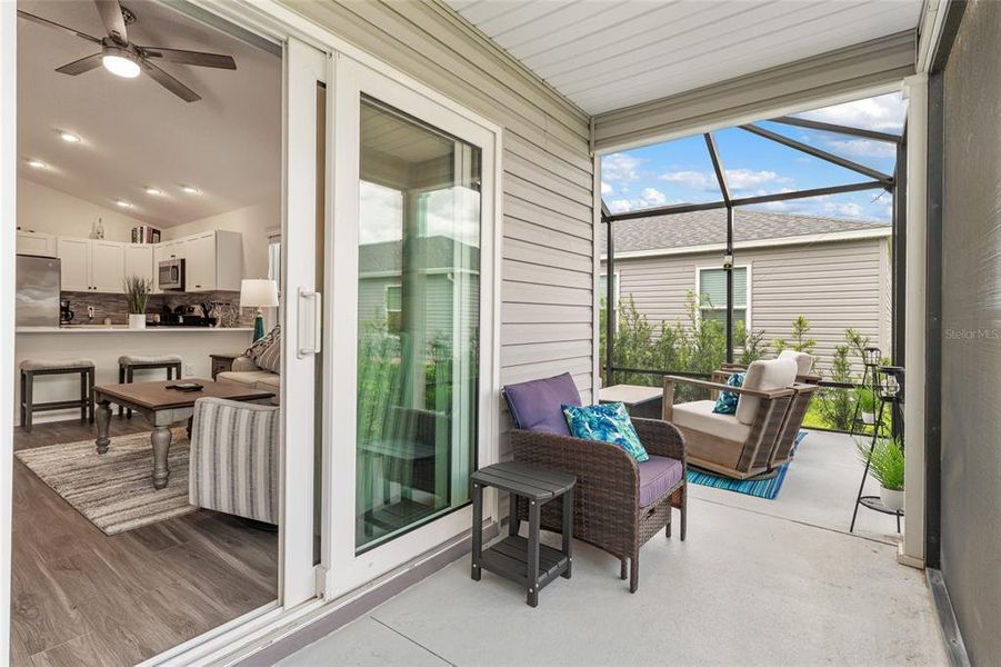 Exterior details and patio area of a home in , The Villages (Image 37).