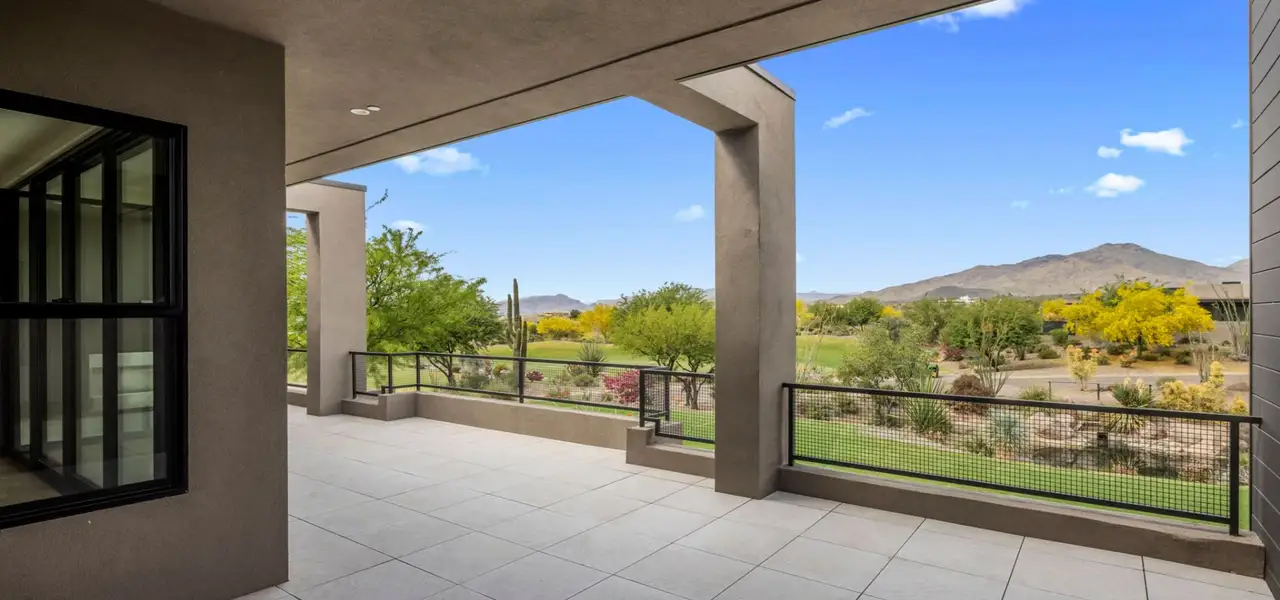 Exterior details and patio area of a home in The Retreat, Scottsdale (Image 2).