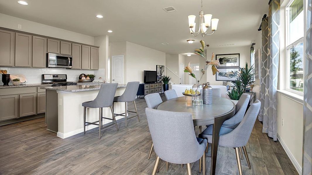 Furnished interior view inside a new home in Southgrove, Kyle (Image 25).