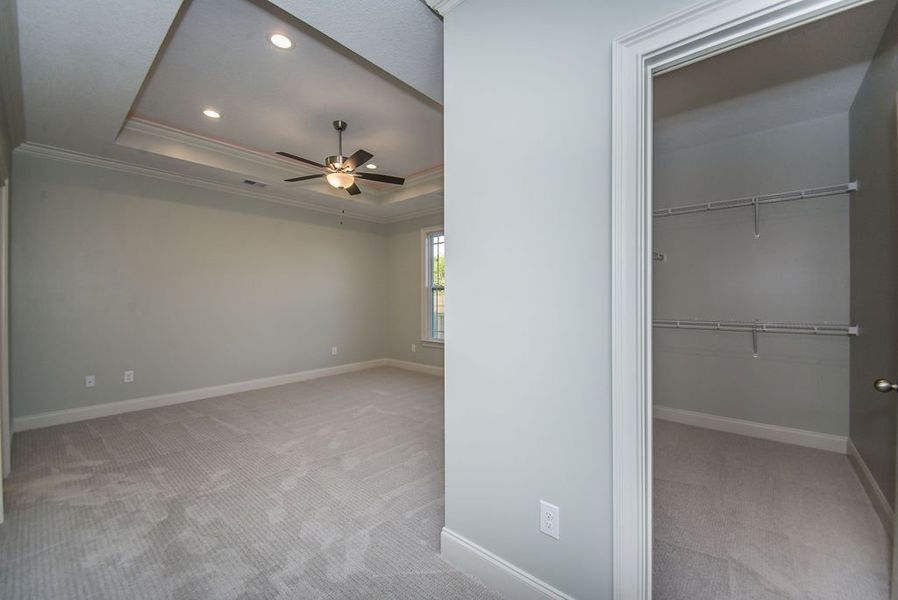 Representative unfurnished interior of a home built from the Mediterranean by Enchanted Homes in Lonesome Dove, San Antonio (Image 45).