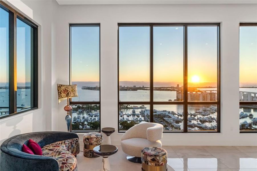 Furnished interior view inside a new home in , Sarasota (Image 14). Furnished interior view inside a new home in , Sarasota (Image 14).