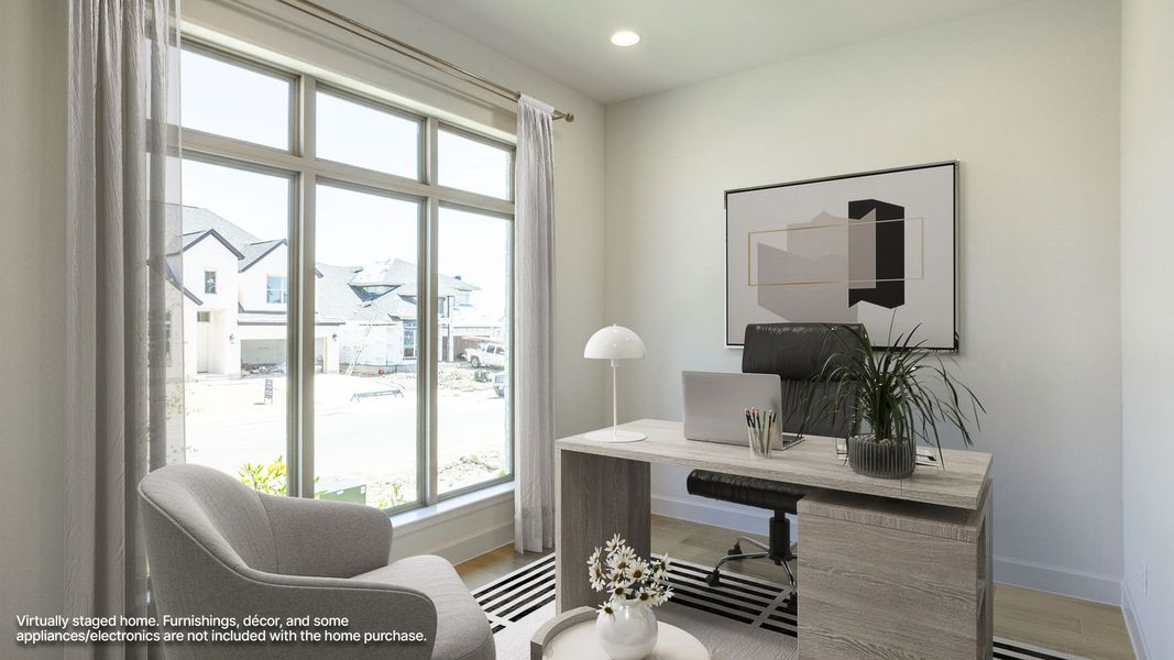 Furnished interior view inside a new home in Santa Rita Ranch - Tierra Rosa, Liberty Hill (Image 8).