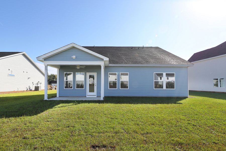 Exterior details and patio area of a home in Garden Grove, Conway (Image 22).