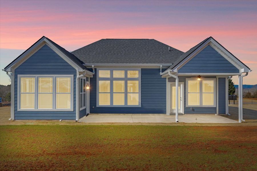 Representative exterior photo of a completed home built from the Roosevelt by Enchanted Homes in Messer Farms, Inman, SC (Image 25). Representative exterior photo of a completed home built from the Roosevelt by Enchanted Homes in Messer Farms, Inman, SC (Image 25).