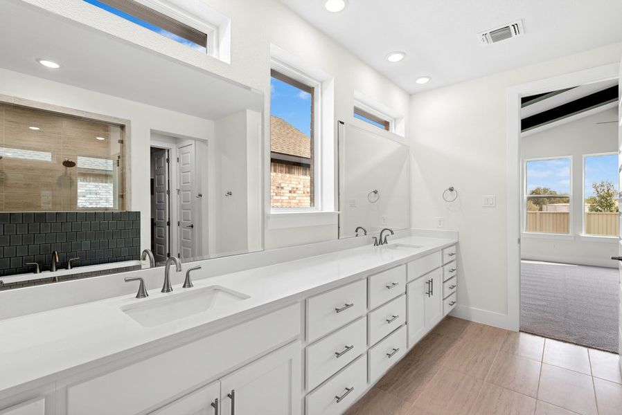 Furnished interior view inside a new home in Santa Rita Ranch, Liberty Hill (Image 13).