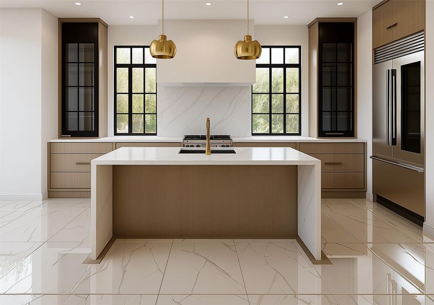 Furnished interior view inside a new home in , Houston (Image 4).