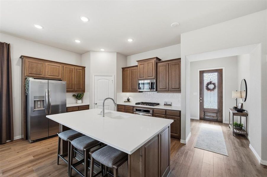 Furnished interior view inside a new home in Morningstar, Aledo (Image 13). Furnished interior view inside a new home in Morningstar, Aledo (Image 13).