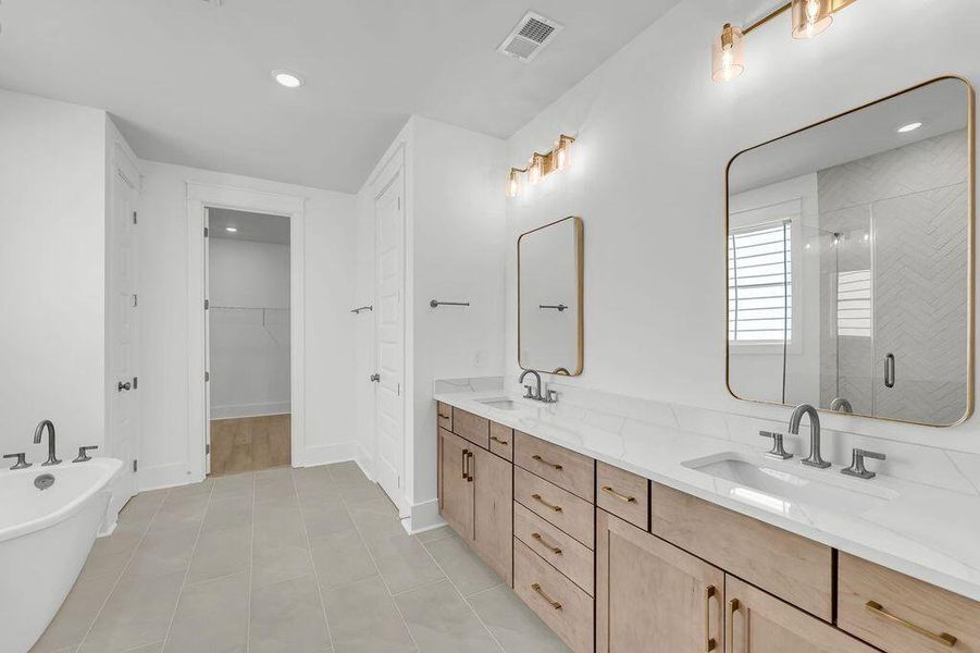 Furnished interior view inside a new home in Central Park, Charleston (Image 12).