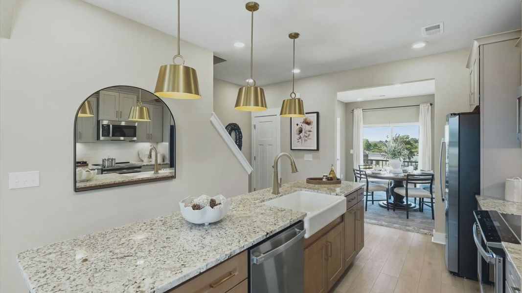 Furnished interior view inside a new home in Traynham Place, Greenville (Image 14).