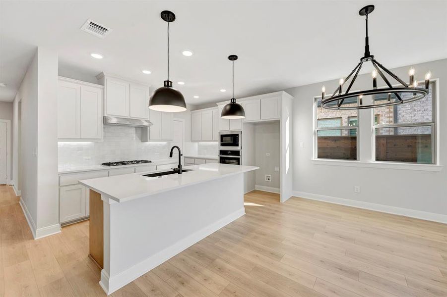 Furnished interior view inside a new home in Solterra - Garden Series, Mesquite (Image 7).