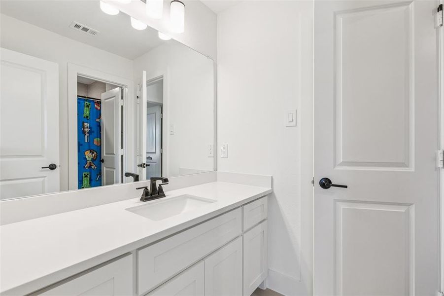 Furnished interior view inside a new home in Cambridge Estates, Prosper (Image 28). Furnished interior view inside a new home in Cambridge Estates, Prosper (Image 28).