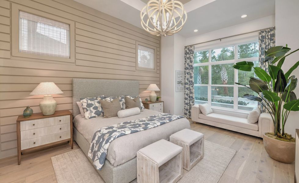 Furnished interior view inside a new home in Seabrook Village II, Ponte Vedra (Image 12). Furnished interior view inside a new home in Seabrook Village II, Ponte Vedra (Image 12).