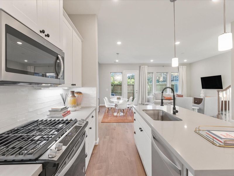 Furnished interior view inside a new home in , Houston (Image 25). Furnished interior view inside a new home in , Houston (Image 25).