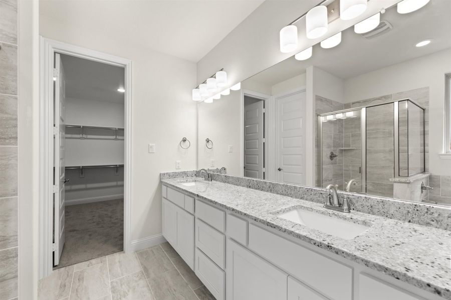 Representative furnished interior of a home built from the Juniper by UnionMain Homes in Edgewater, Fate (Image 13).