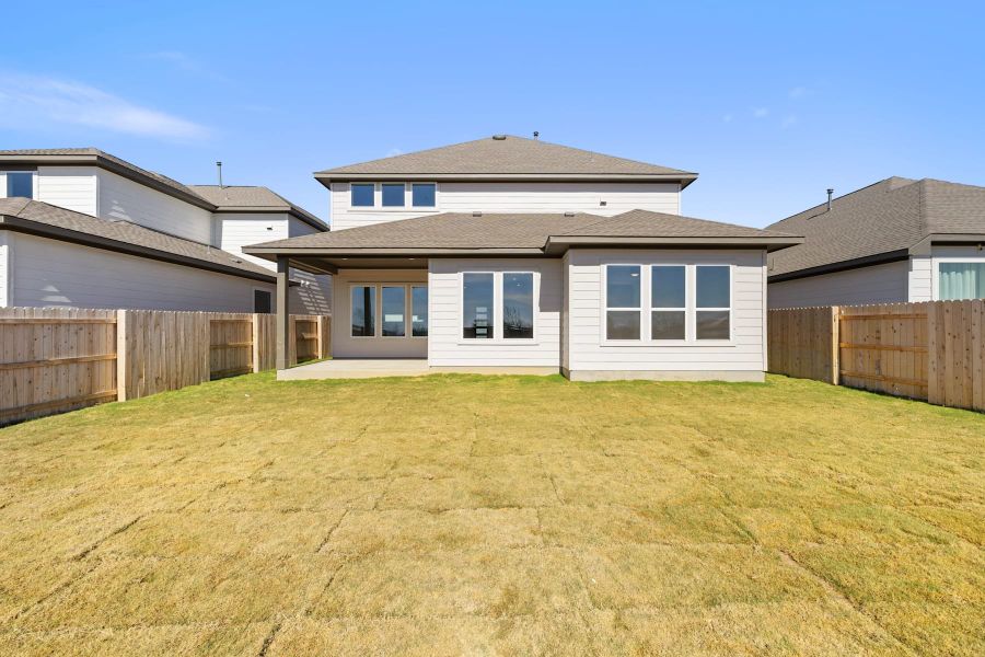 Exterior details and patio area of a home in Lagos Reserve, Manor (Image 28).