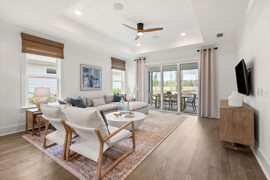 Furnished interior view inside a new home in Waterways, Richmond Hill (Image 16).