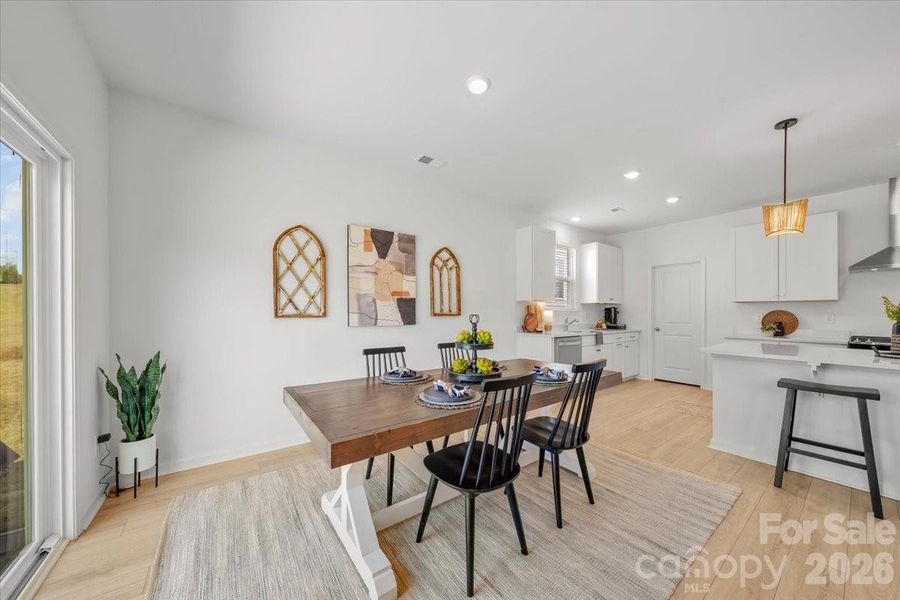 Furnished interior view inside a new home in Sheffield, Indian Trail (Image 17).