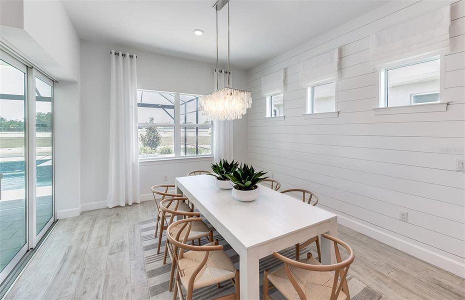 Furnished interior view inside a new home in BeachWalk by Manasota Key, Englewood (Image 11).
