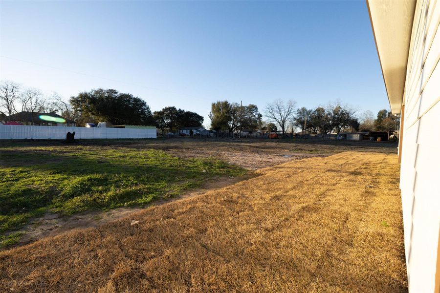 Exterior details and patio area of a home in , Prairie View (Image 3). Exterior details and patio area of a home in , Prairie View (Image 3).