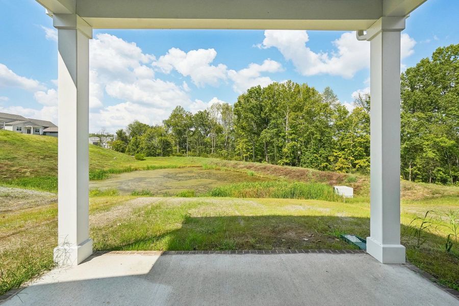 Rear Covered Patio