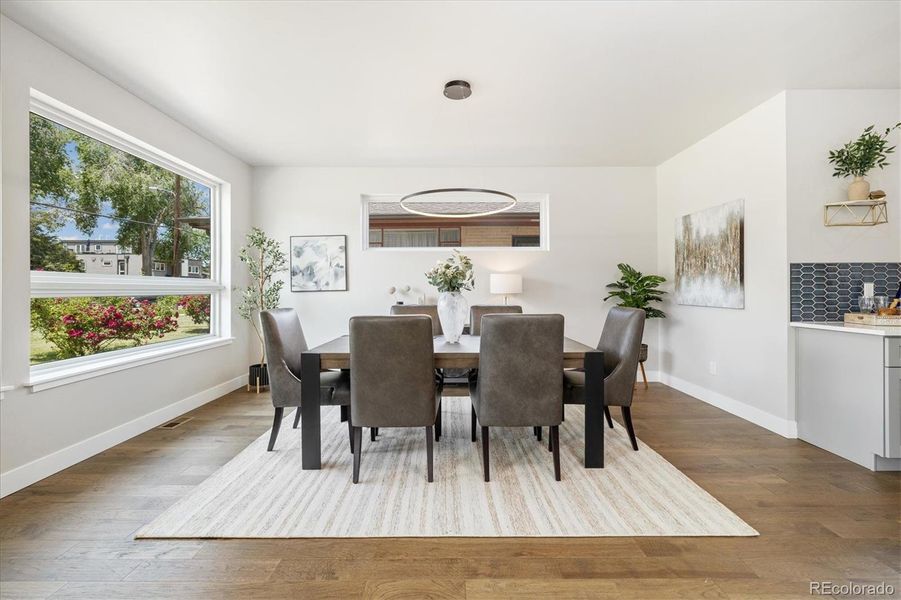 Furnished interior view inside a new home in , Denver (Image 28).