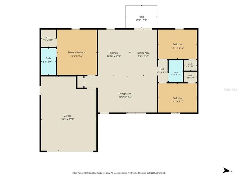 2D floor plan layout of this home in , Brooksville, FL (Image 6). 2D floor plan layout of this home in , Brooksville, FL (Image 6).