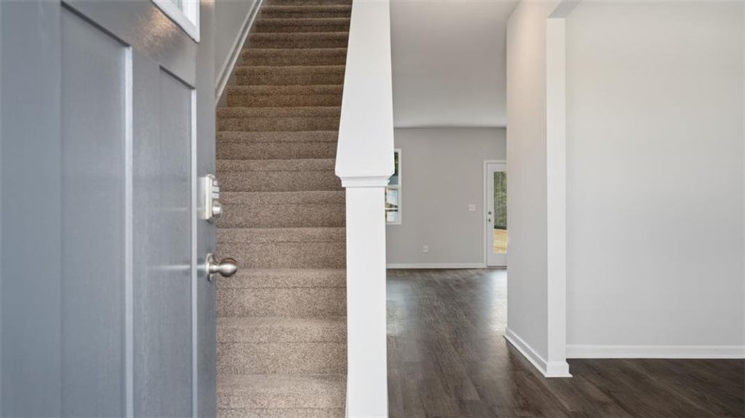 Spacious, unfurnished interior of a new home in Twin Lakes, Hoschton (Image 24). Spacious, unfurnished interior of a new home in Twin Lakes, Hoschton (Image 24).
