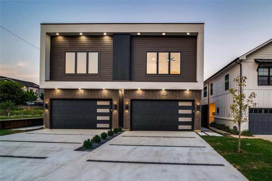 Front exterior of a new home in , Dallas, TX, highlighting curb appeal (Image 2).