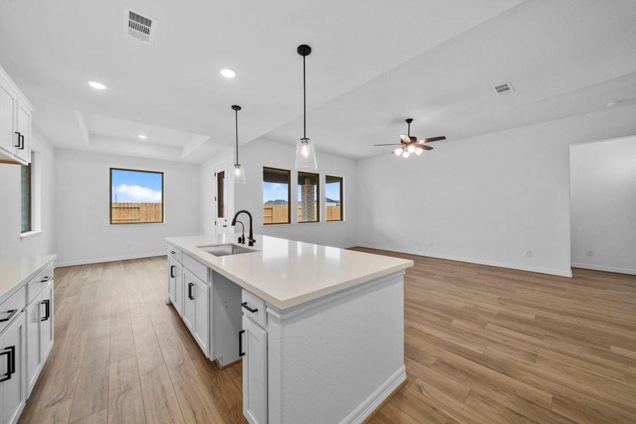 Open concept living at its very best.