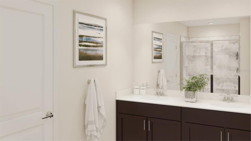 Furnished interior view inside a new home in Knightsbridge, Kissimmee (Image 6). Furnished interior view inside a new home in Knightsbridge, Kissimmee (Image 6).