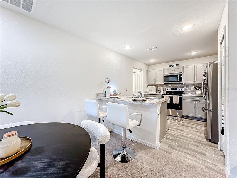 Furnished interior view inside a new home in , Kissimmee (Image 16). Furnished interior view inside a new home in , Kissimmee (Image 16).