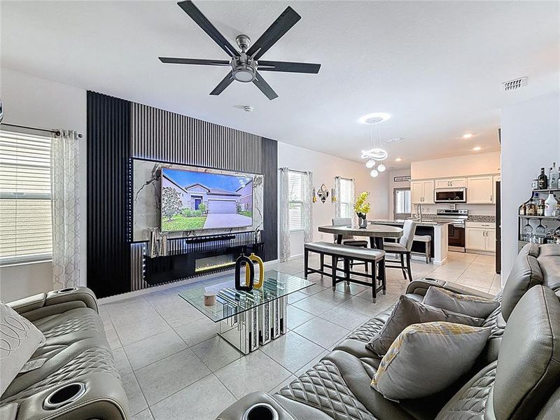 Furnished interior view inside a new home in , Groveland (Image 7).