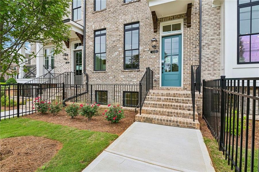 Exterior details and patio area of a home in Byers Park, Alpharetta (Image 4). Exterior details and patio area of a home in Byers Park, Alpharetta (Image 4).