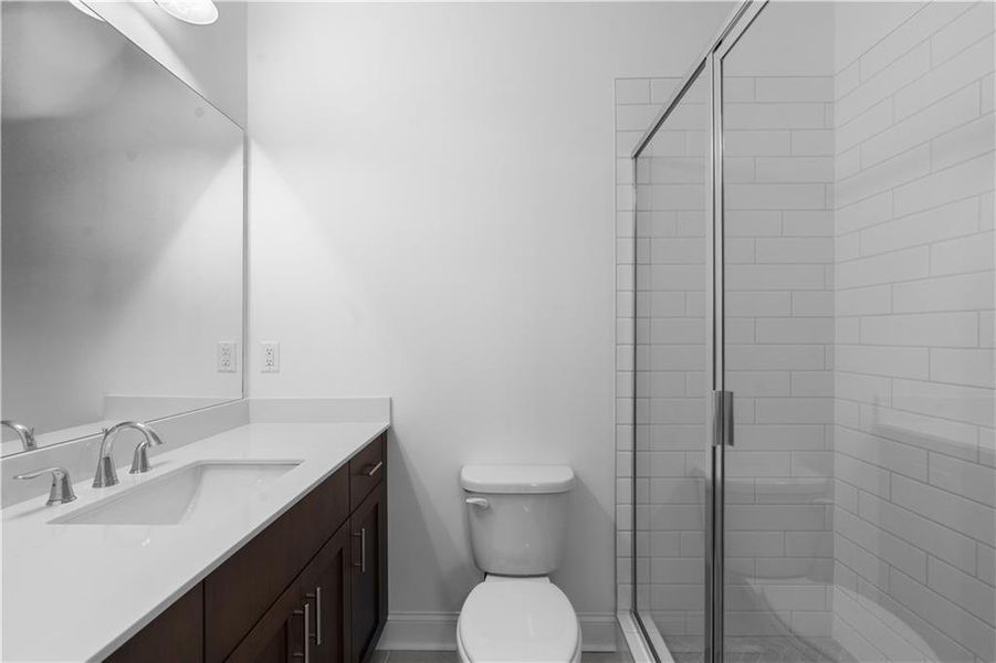 Furnished interior view inside a new home in Evanshire Townhomes, Duluth (Image 15).