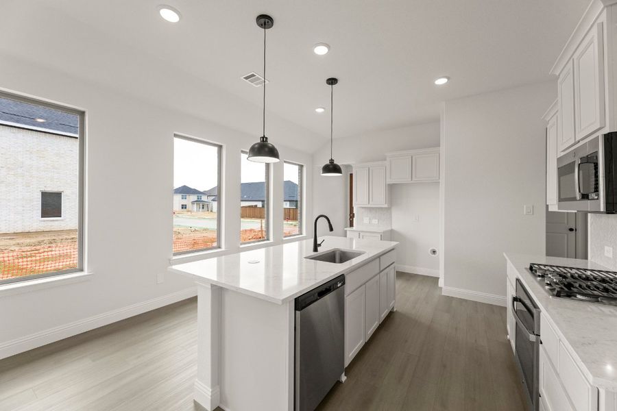 Representative furnished interior of a home built from the Stonegate by Pacesetter Homes in La Terra at Uptown Celina, Celina (Image 5).