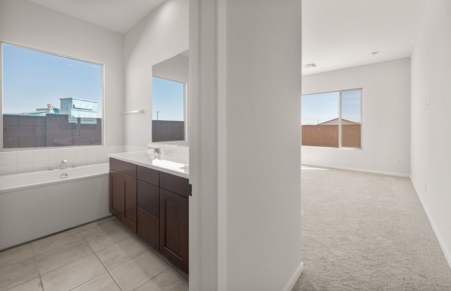 Furnished interior view inside a new home in Artisan at Asante, Surprise (Image 5).