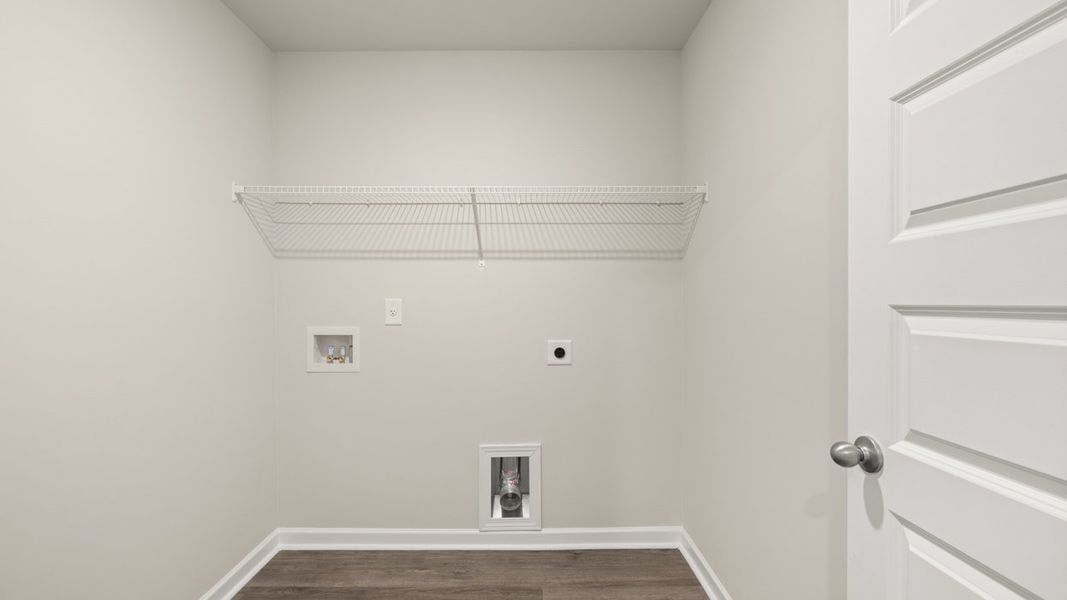 Representative unfurnished interior of a home built from the Ashmore by D.R. Horton in Brookland Commons, Monroe (Image 27).