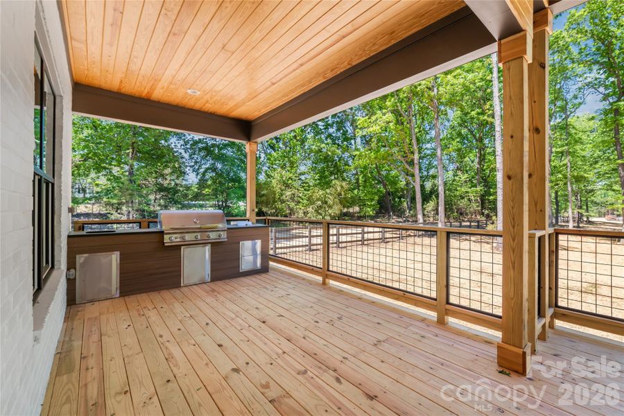 Exterior details and patio area of a home in , Waxhaw (Image 26).