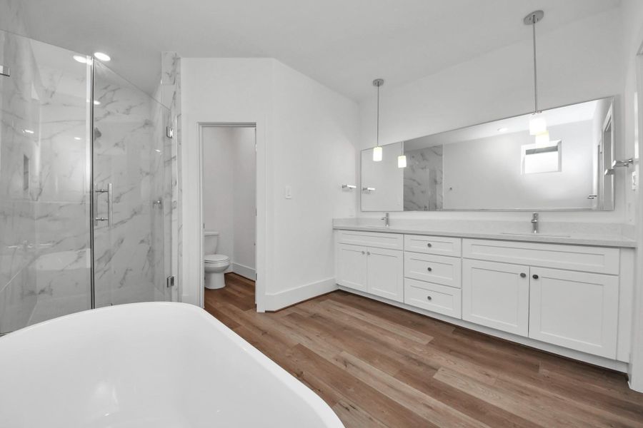 Furnished interior view inside a new home in , Houston (Image 30).