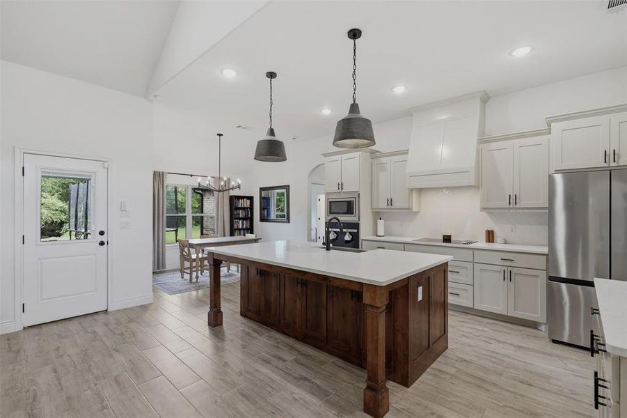 Furnished interior view inside a new home in The Ranches at Valley View, Springtown (Image 12).