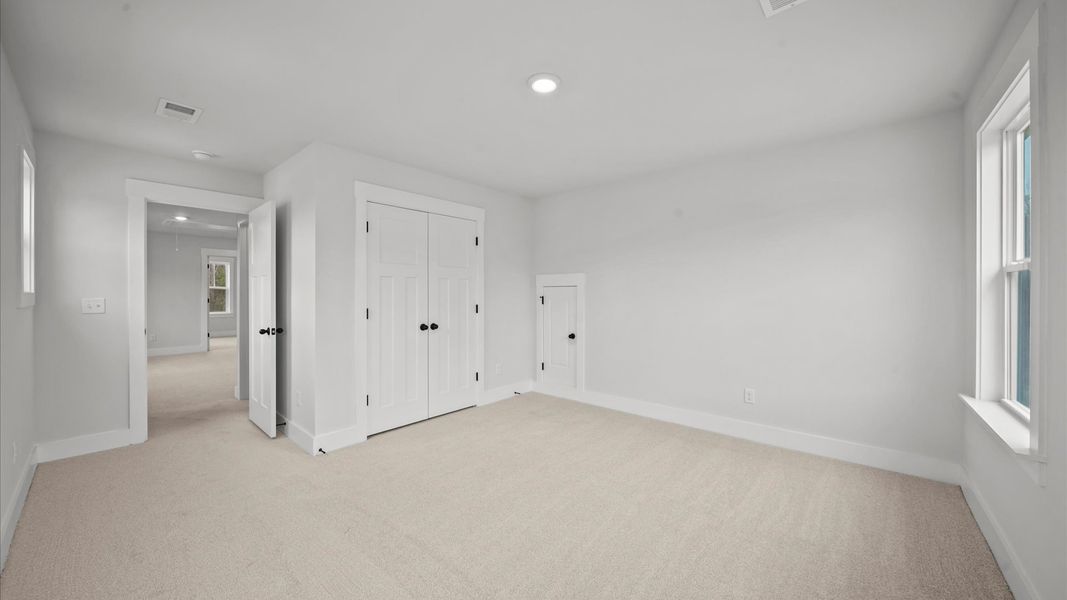 Representative furnished interior of a home built from the Kendrick - Finished Basement by DRB Homes in Pinebrook, Woodruff (Image 23).