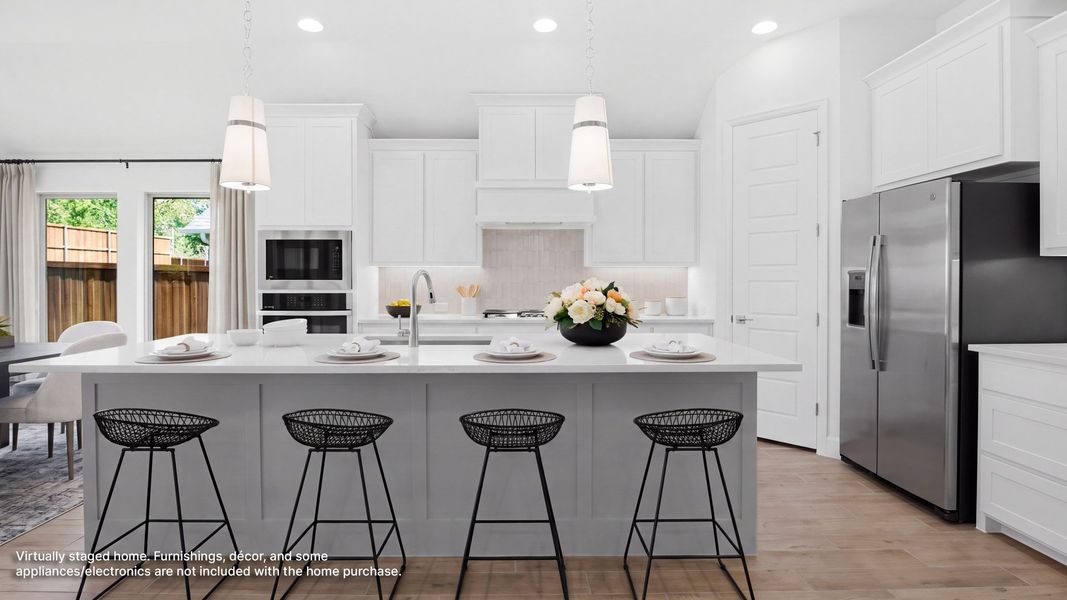 Furnished interior view inside a new home in Eliana, McKinney (Image 5).