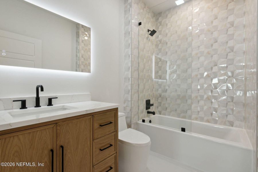 Furnished interior view inside a new home in , Fernandina Beach (Image 33).