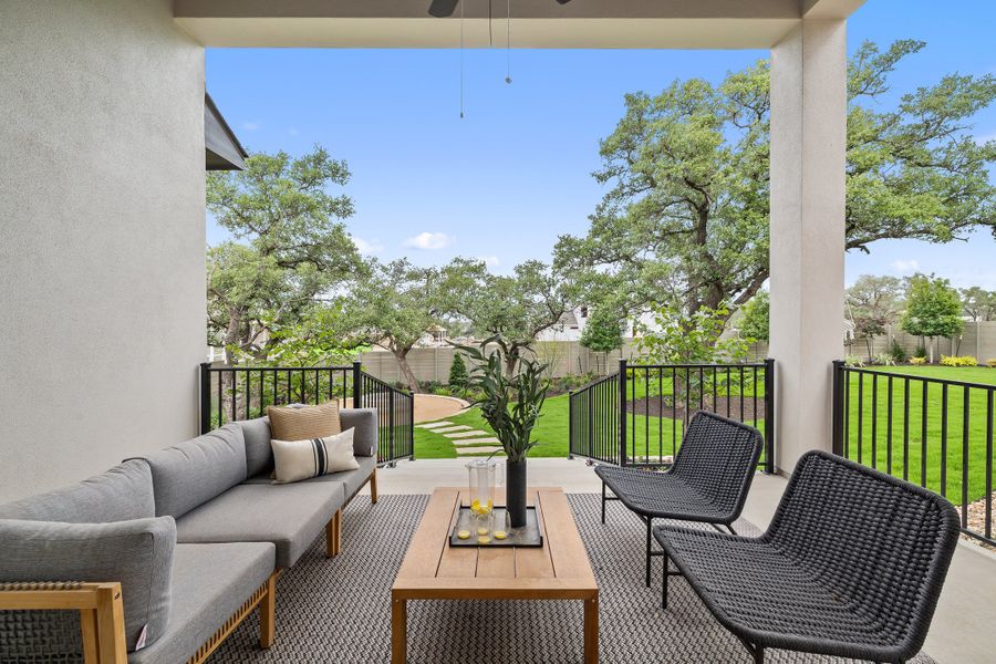 Representative exterior details of a home built from the Linden by Tri Pointe Homes in Wolf Ranch, Georgetown (Image 4).