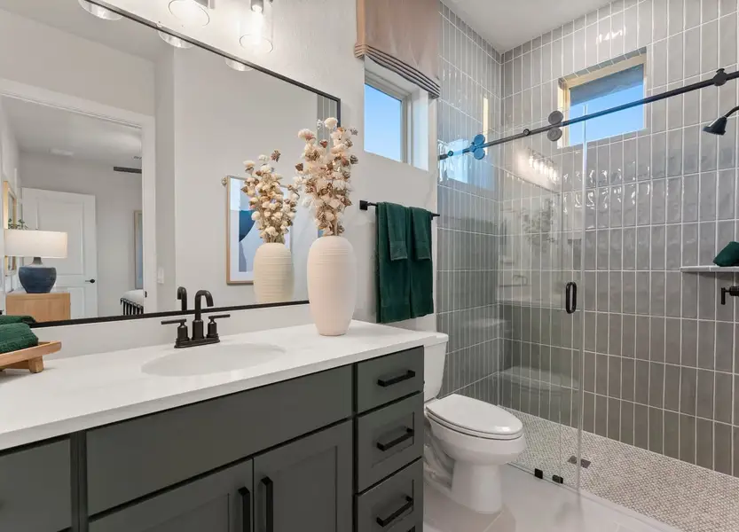 Furnished interior view inside a new home in Fulshear Lakes Gardens, Fulshear (Image 9). Furnished interior view inside a new home in Fulshear Lakes Gardens, Fulshear (Image 9).