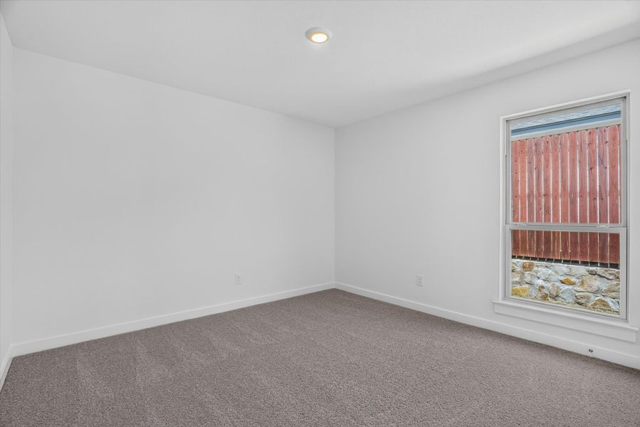 Representative unfurnished interior of a home built from the Belford by Cheldan Homes in Trail Creek, Cleburne (Image 38). Representative unfurnished interior of a home built from the Belford by Cheldan Homes in Trail Creek, Cleburne (Image 38).
